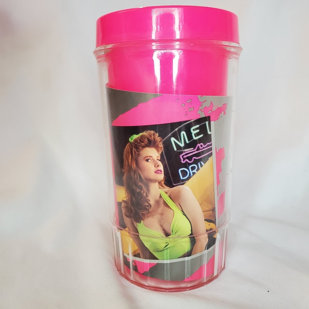 MATCO Tools Classic Vintage Pin Up Calendar Girl Insulated Mug Cup Whit Elephant